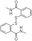 结构式 CAS# 2527-58-4, 二硫-2,2'-双(N-甲基苯甲酰胺)