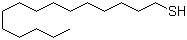 结构式 CAS# 25276-70-4, 1-十五烷硫醇