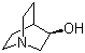 结构式 CAS# 25333-42-0, (R)-(-)-3-奎宁醇; (R)-奎宁环-3-醇; (R)-(-)-1-氮杂双环[2.2.2]辛-3-醇