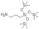三(三甲基硅氧基)(3-氨基丙基)硅烷分子结构 (CAS 25357-81-7)