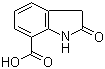 结构式 CAS# 25369-43-1, 2-吲哚酮-7-羧酸