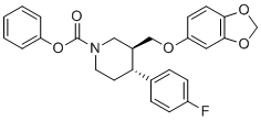 结构式 CAS# 253768-88-6, N-苯氧羰基帕罗西汀