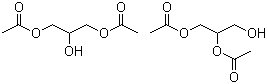 structure of CAS# 25395-31-7, Diacetin;Glycerol diacetate; 1,2,3-Propanetriol diacetate