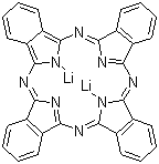结构式 CAS# 25510-41-2, 酞菁二锂