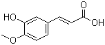 结构式 CAS# 25522-33-2, 异阿魏酸