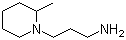 structure of CAS# 25560-00-3, 1-(3-Aminopropyl)-2-methylpiperidine;1-(3-Aminopropyl)-2-pipecoline; 2-Methyl-1-piperidinepropanamine; 3-(2-Methyl-1-piperidinyl)-1-propanamine; 3-(2-Methylpiperidin-1-yl)propylamine; 3-(2-Methylpiperidino)propylamine; N-(3-Aminopropyl)-2-methylpiperidine