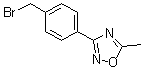 结构式 CAS# 256956-42-0, 3-[4-(溴甲基)苯基]-5-甲基-1,2,4-恶二唑