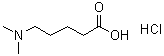 结构式 CAS# 25726-28-7, 5-二甲基氨基戊酸盐酸盐