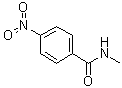 结构式 CAS# 2585-23-1, N-甲基-4-硝基苯甲酰胺