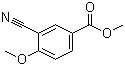 structure of CAS# 25978-74-9, Methyl 3-cyano-4-methoxybenzoate
