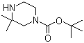 structure of CAS# 259808-67-8, 3,3-Dimethylpiperazine-1-carboxylic acid tert-butyl ester;1-Boc-3,3-dimethylpiperazine