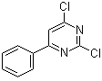 structure of CAS# 26032-72-4, 2,4-Dichloro-6-phenylpyrimidine;NSC 49018