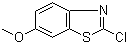 structure of CAS# 2605-14-3, 2-Chloro-6-methoxybenzothiazole;2-Chloro-6-methoxy-1,3-benzothiazole; 2-Chloro-6-methoxybenzo[d]thiazole