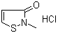 structure of CAS# 26172-54-3, 2-Methyl-4-isothiazolin-3-one hydrochloride  ;MIT hydrochloride