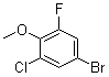 结构式 CAS# 261762-34-9, 5-溴-1-氯-3-氟-2-甲氧基苯