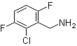 structure of CAS# 261762-45-2, 2-Chloro-3,6-difluorobenzenemethanamine;2-Chloro-3,6-difluorobenzylamine