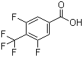 结构式 CAS# 261945-09-9, 3,5-二氟-4-三氟甲基苯甲酸