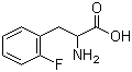 structure of CAS# 2629-55-2, 2-Fluoro-DL-phenylalanine;DL-3-(2-Fluorophenyl)alanine
