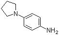 structure of CAS# 2632-65-7, 4-(1-Pyrrolidinyl)aniline;4-(Pyrrolidin-1-yl)aniline; 4-Pyrrolidin-1-ylaniline