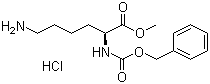 结构式 CAS# 26348-68-5, N-苄氧羰基-L-赖氨酸甲酯盐酸盐