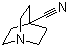 structure of CAS# 26458-78-6, 4-Cyanoquinuclidine;4-Quinuclidinecarbonitrile; 1-Azabicyclo[2.2.2]octane-4-carbonitrile