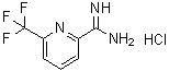 结构式 CAS# 264884-49-3, 6-(三氟甲基)-2-吡啶甲脒单盐酸盐