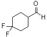 结构式 CAS# 265108-36-9, 4,4-二氟环己烷甲醛