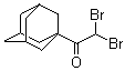 结构式 CAS# 26525-25-7, 1-金刚烷基(二溴甲基)甲酮