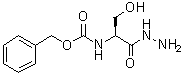 结构式 CAS# 26582-86-5, N-苄氧羰基-L-丝氨酰肼