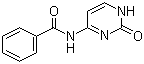 结构式 CAS# 26661-13-2, N4-苯甲酰基胞嘧啶; N-(2-氧代-3H-嘧啶-4-基)苯甲酰胺