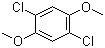 结构式 CAS# 2675-77-6, 地茂散; 氯苯甲醚; 1,4-二氯-2,5-二甲氧基苯