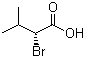 结构式 CAS# 26782-75-2, (S)-2-溴-3-甲基丁酸