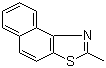 structure of CAS# 2682-45-3, 2-Methylnaphtho[1,2-d]thiazole;2-Methyl-beta-naphthothiazole