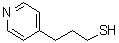 structure of CAS# 26847-63-2, 4-Pyridinepropanethiol;3-(Pyridin-4-yl)propane-1-thiol