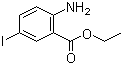 结构式 CAS# 268568-11-2, 2-氨基-5-碘苯甲酸乙酯