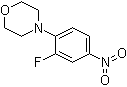 structure of CAS# 2689-39-6, 4-(2-Fluoro-4-nitrophenyl)morpholine;N-(2-Fluoro-4-nitrophenyl)morpholine