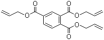structure of CAS# 2694-54-4, Triallyl trimellitate;Triallyl benzene-1,2,4-tricarboxylate