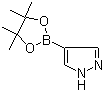 structure of CAS# 269410-08-4, Pyrazole-4-boronic acid pinacol ester;4-(4,4,5,5-Tetramethyl-1,3,2-dioxaborolan-2-yl)-1H-pyrazole