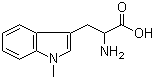 结构式 CAS# 26988-72-7, 1-甲基-DL-色氨酸