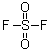 structure of CAS# 2699-79-8, Sulfonyl difluoride;Sulfur fluoride oxide (SO2F2); Sulfur oxide fluoride (SF2O2); Sulfur oxyfluoride (SO2F2); Sulfuric oxyfluoride; Sulfuryl difluoride; Vikane; Vikane Gas Fumigant