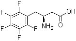 structure of CAS# 270063-41-7, (S)-3-Amino-4-pentafluorophenylbutanoic acid;(betaS)-beta-Amino-2,3,4,5,6-pentafluorobenzenebutanoic acid