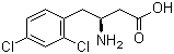 structure of CAS# 270063-47-3, (S)-3-Amino-4-(2,4-dichlorophenyl)butanoic acid;(betaS)-beta-Amino-2,4-dichlorobenzenebutanoic acid