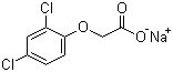 结构式 CAS# 2702-72-9, 2,4-二氯苯氧乙酸钠; 2,4-滴钠; 2,4-D 钠