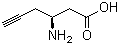 结构式 CAS# 270596-46-8, (3S)-3-氨基-5-己炔酸