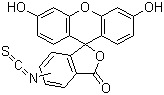 Fluorescein isothiocyanate  molecular structure (CAS 27072-45-3)