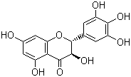 structure of CAS# 27200-12-0, Dihydromyricetin;(+)-Dihydromyricetin; Ampelopsin; (2R,3R)-3,5,7-Trihydroxy-2-(3,4,5-trihydroxyphenyl)chroman-4-one