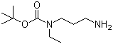 structure of CAS# 273409-54-4, tert-Butyl N-(3-aminopropyl)-N-(ethyl)carbamate;N-(3-Aminopropyl)-N-ethylcarbamic acid tert-butyl ester