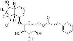 结构式 CAS# 27409-30-9, 胡黄连苷 I