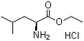 结构式 CAS# 2743-40-0, L-亮氨酸乙酯盐酸盐