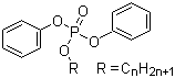structure of CAS# 27460-02-2, Alkyl diphenyl phosphate;Alkyl diphenyl phosphate ester